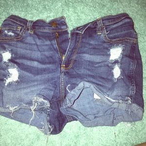 Hollister Distressed Shorts